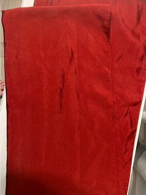 Red Shiny Scarf 80 Inches Long & 20 Inches Wide